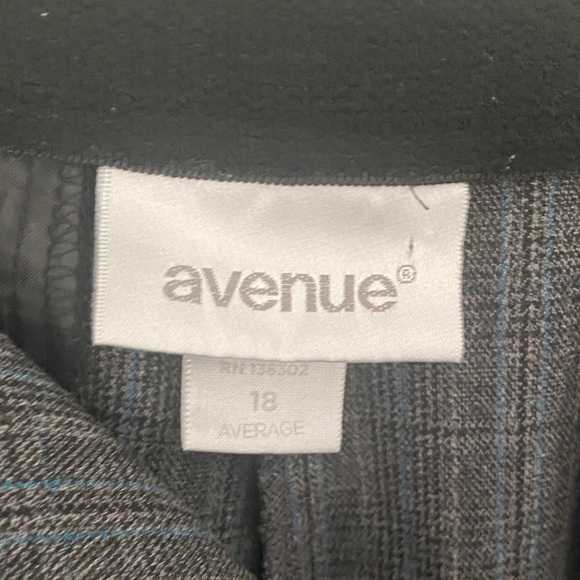 Avenue Black Straight Leg Pants - Picture 2 of 4